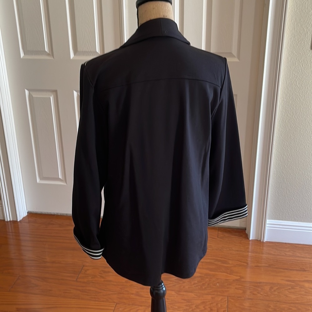 Chicos Black Open Face Euc Jacket - image 2